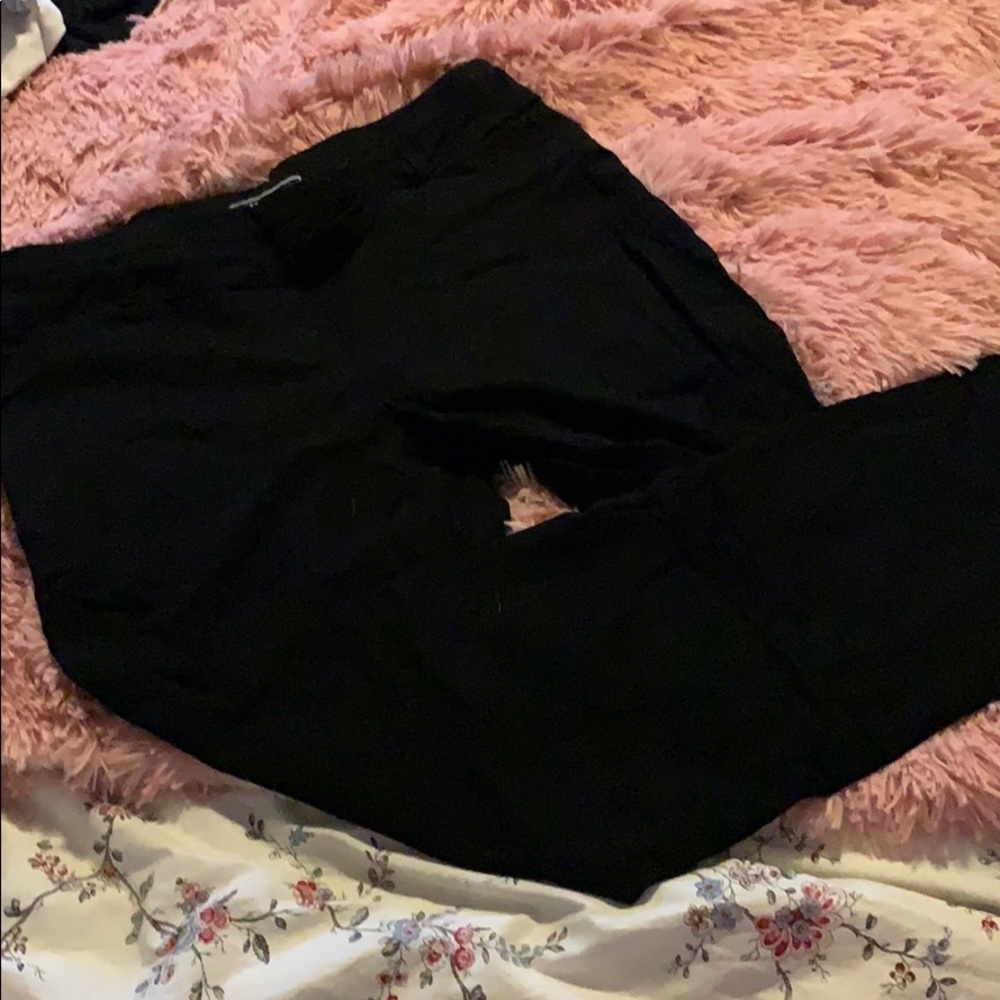 Black slacks